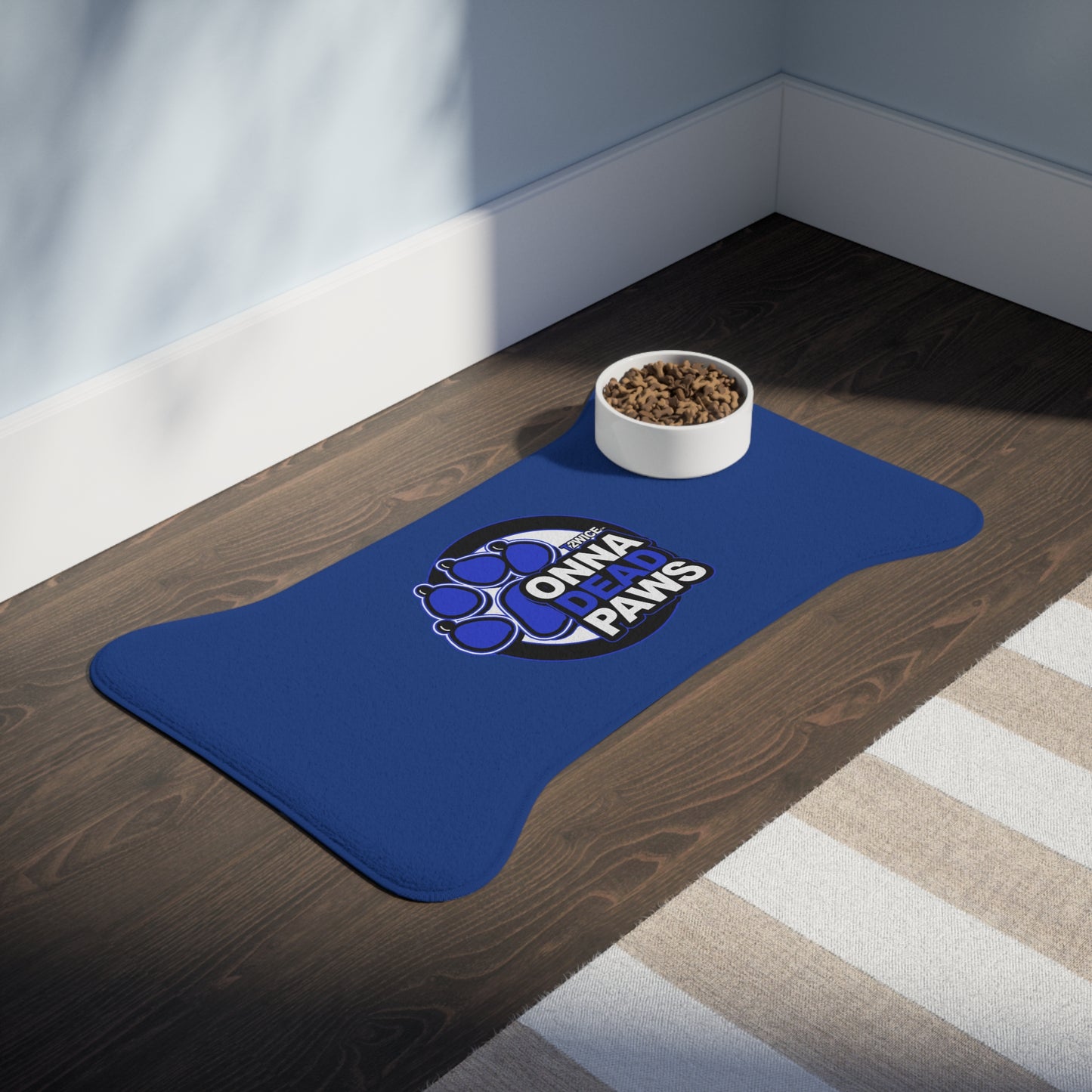 Dead Paws ALL Blue Pet Feeding Mats