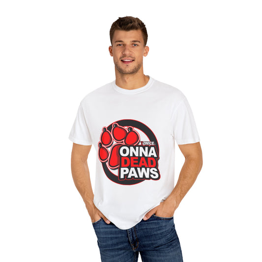 Classic Dead Paws Red Logo T shirt