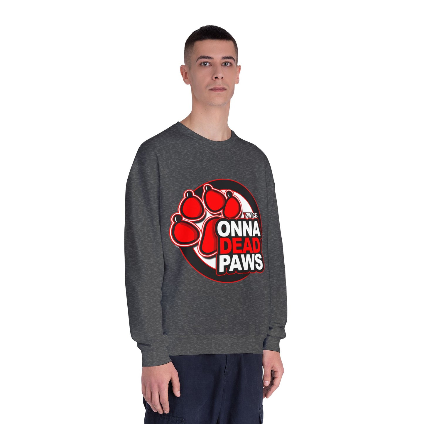 Classic Dead Paws Red Logo Sweater