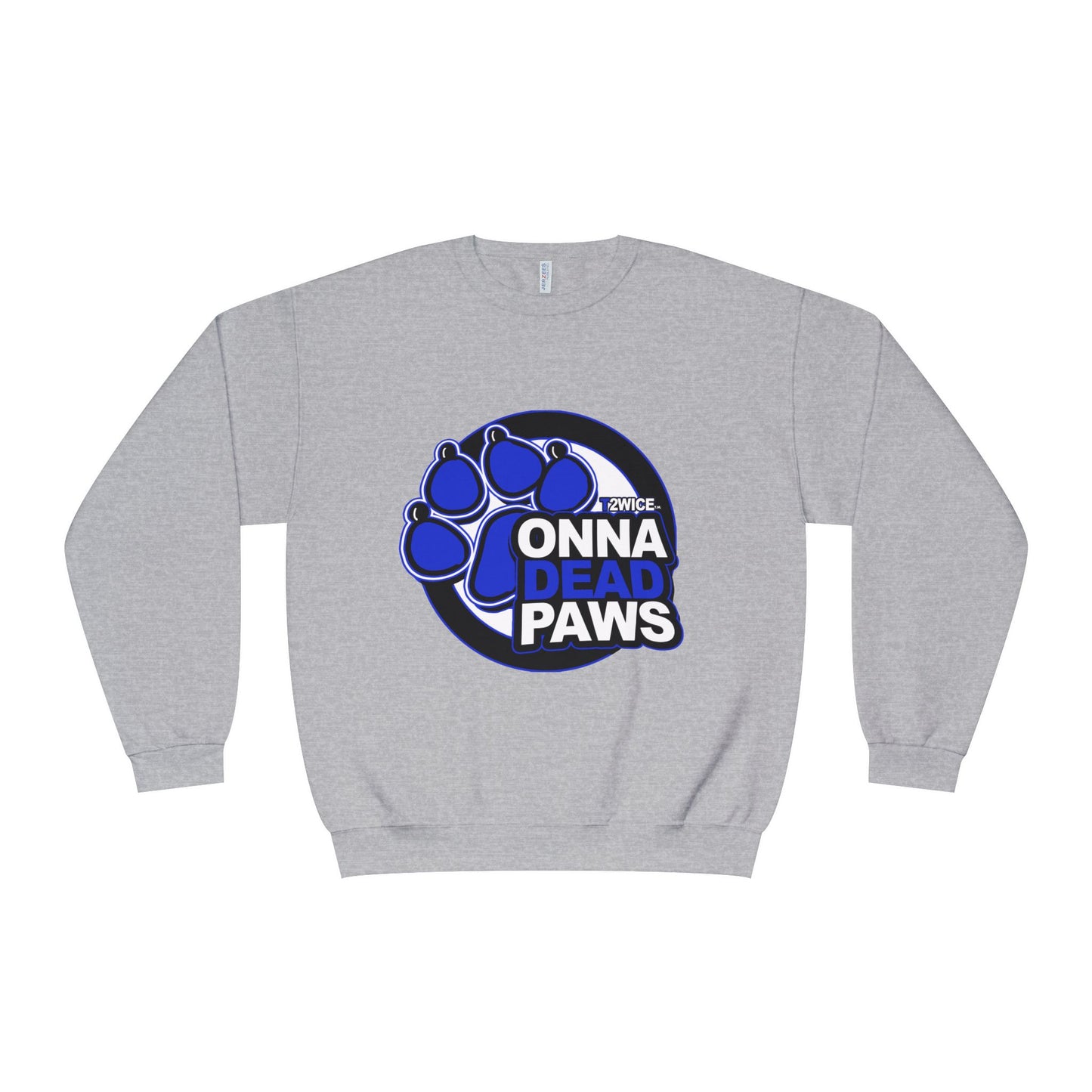 Classic Dead Paws Blue logo  Crewneck Sweatshirt