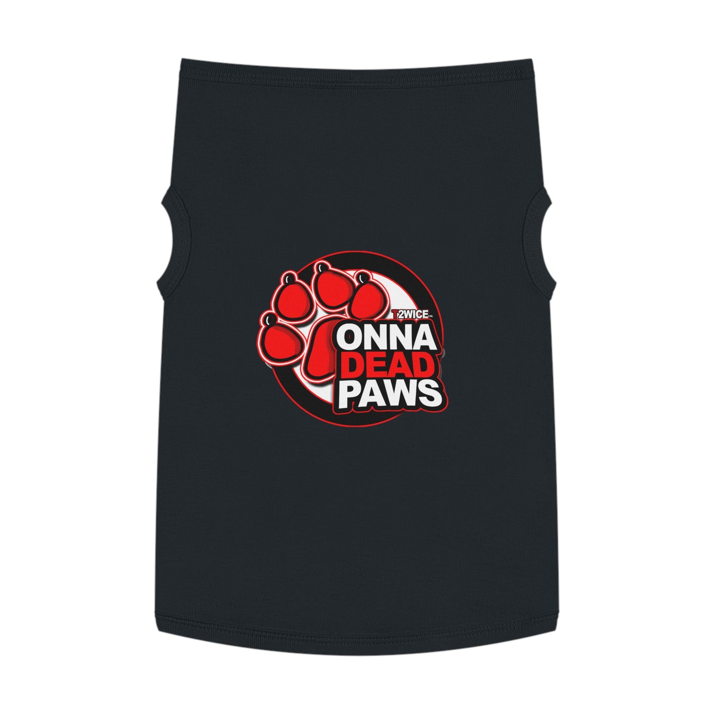 Dead Paws Red Logo Pet Tank Top