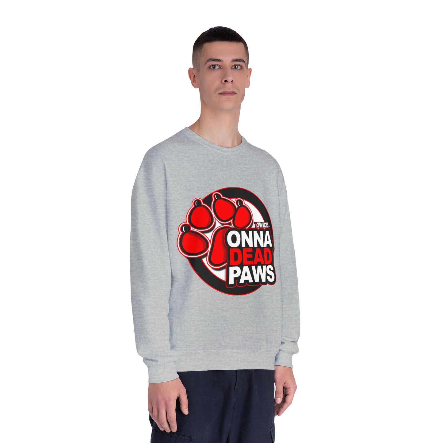 Classic Dead Paws Red Logo Sweater